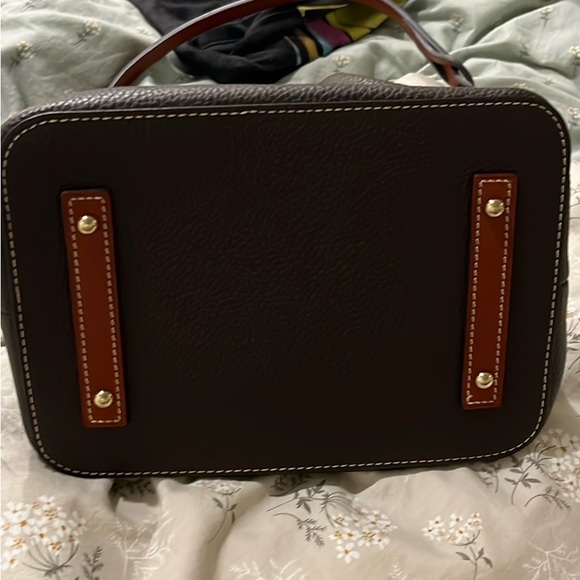 Dooney and Bourke Tasha Drawstring in Brown Tomorro. - Picture 7 of 11